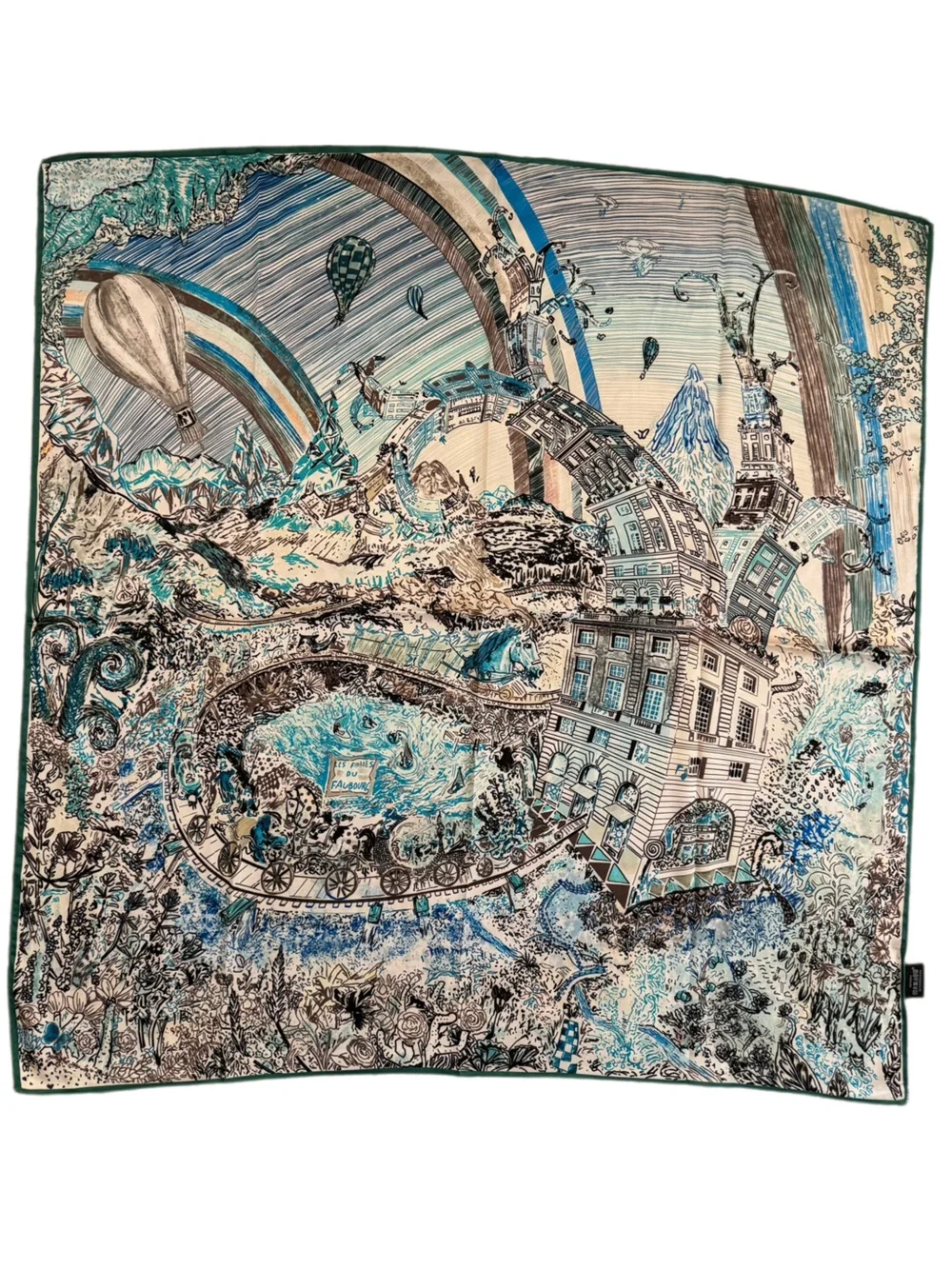 Luxury 90cm Silk Carnival Scarf